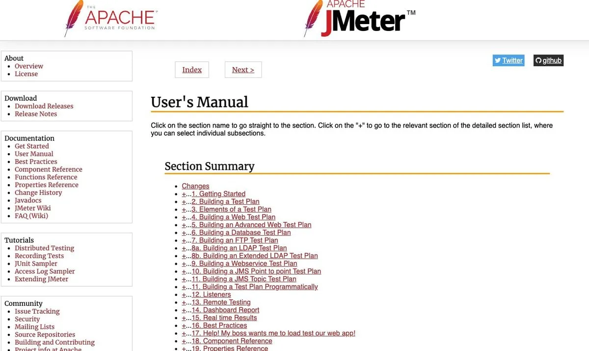 JMeter documentation