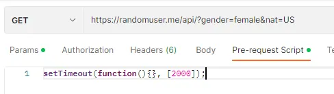 Postman load test tutorial - Pre-request script