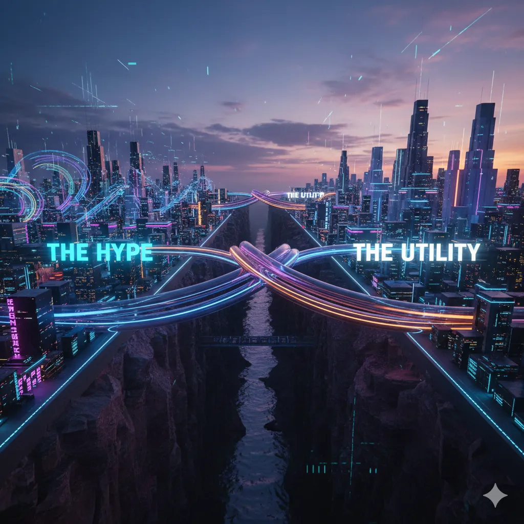 ai generated image of tension bridge