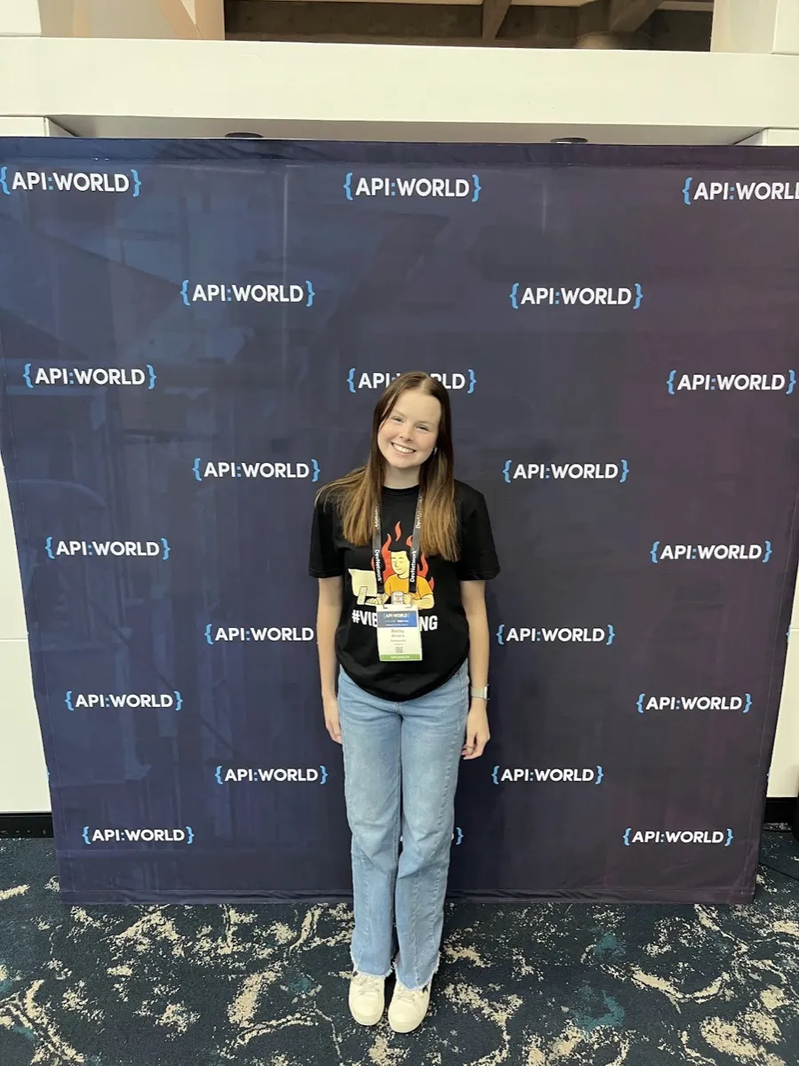 picture of Bailey at API world