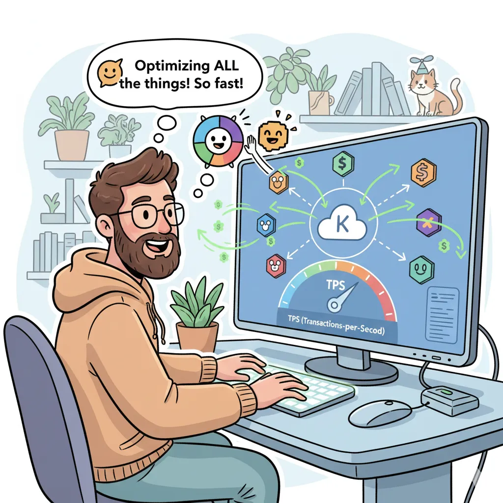 ai generated image of a man coding kubernetes