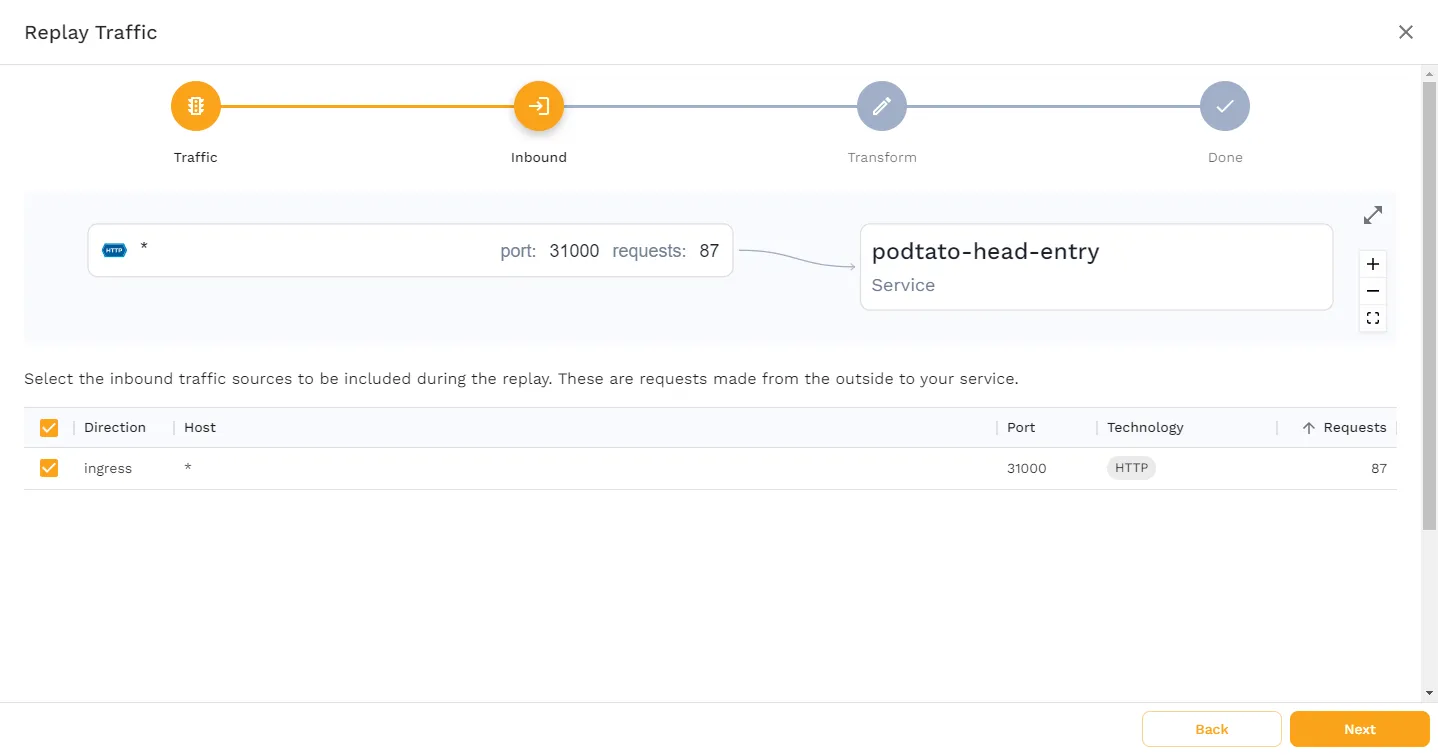 Screenshot showing step 2 of saving snapshot