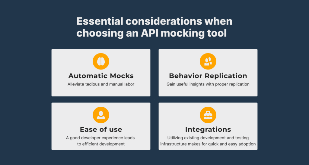 API mocking tool considerations