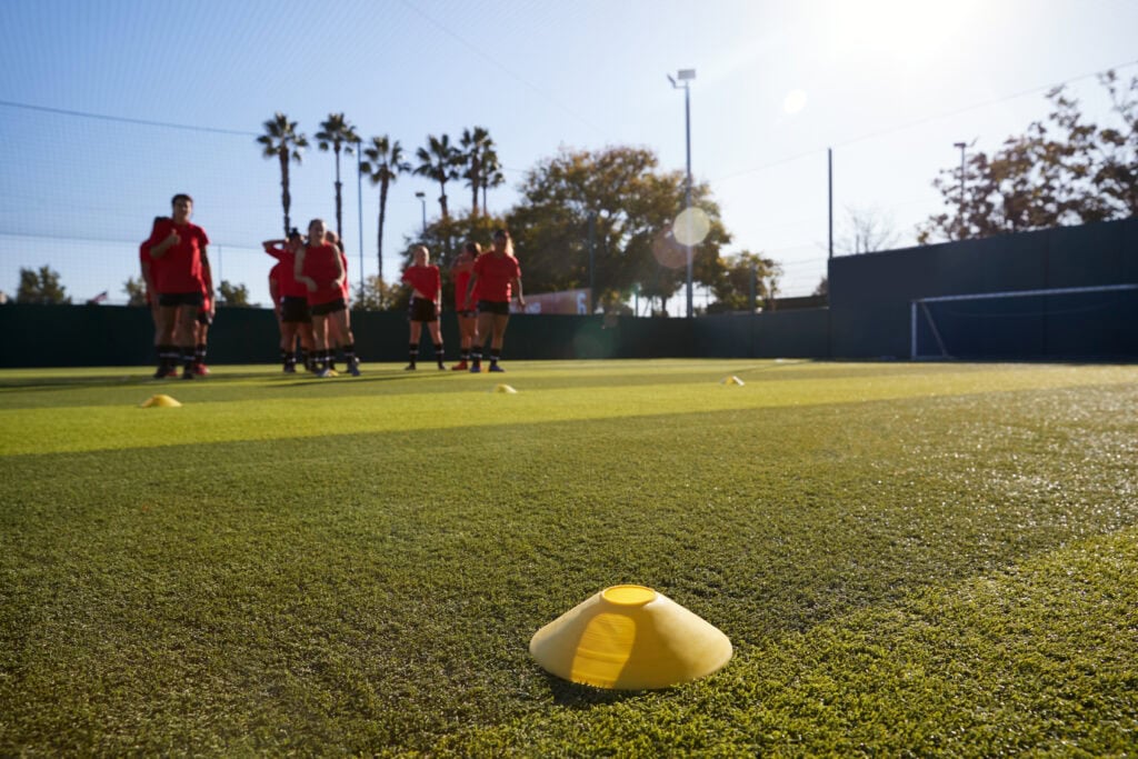 Practice soccer field