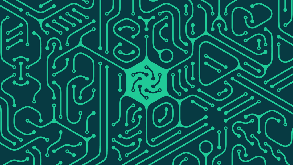 Graphic showing wires connecting - good mocks mirror your function design, how a string or function is passed, how arguments are handled, etc., in an interconnected web of interactions.