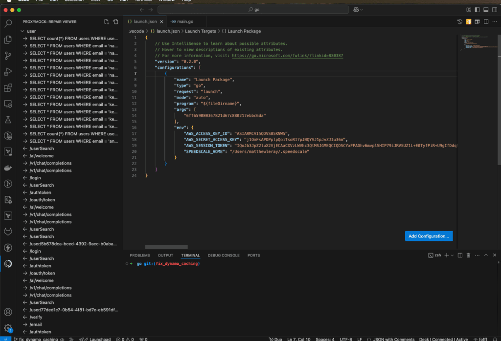 Proxymock can simulate downstream apis and databases